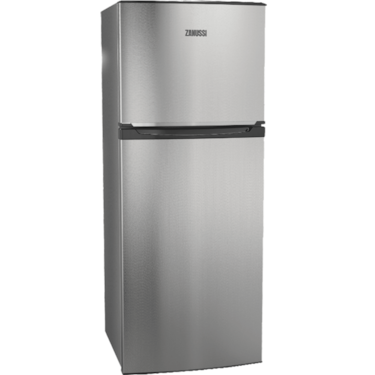 Zanussi 406L 2-door top freezer refrigerator - Silver